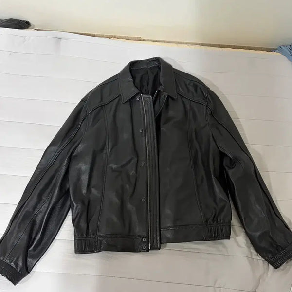[BUNJANG] YOUTH LEATHER JACKET L SIZE 25SS / 유스레더자켓 L사이즈 25ss