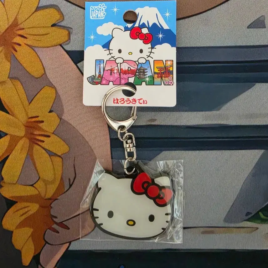 [BUNJANG] Sanrio Hello Kitty Face Keyring Holder / (정품)산리오 헬로키티 키링 키홀더 열쇠고리