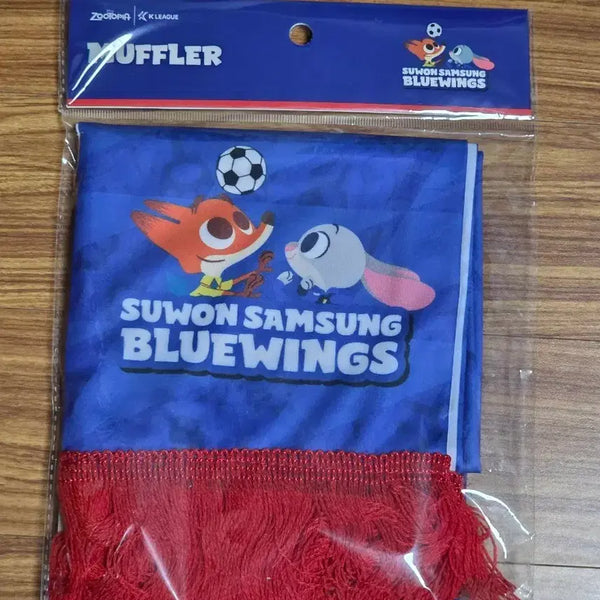 [BUNJANG] Suwon Samsung FC 2025 Zootopia Collaboration Scarf / 2025 주토피아 수원삼성 머플러
