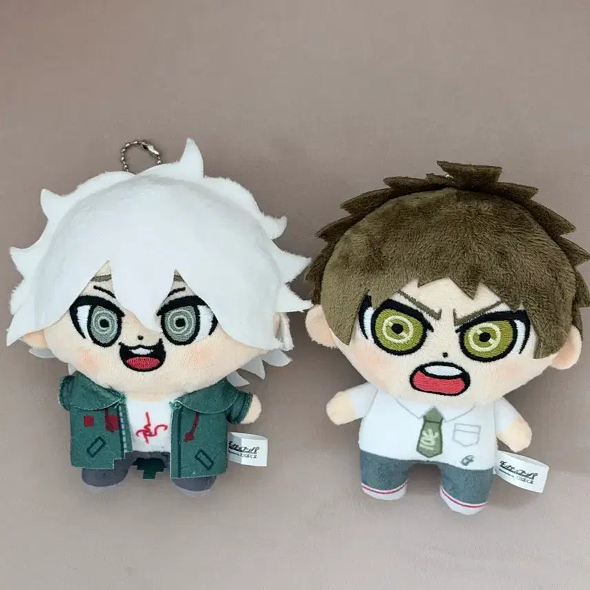 [BUNJANG] Danganronpa Plush Set: Nagito Komaeda & Hajime Hinata / 단간론파 부쿠부 인형/누이 슈단 슈퍼 단간론파 코마에다 나기토,히나타 하지메 일괄