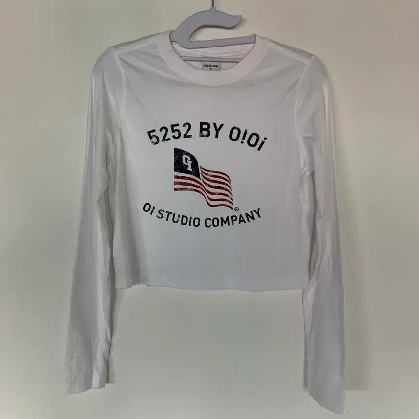 [BUNJANG] 5252 BY OIOI Studio Company Long Sleeve T-Shirt White / 5252 BY OIOI 스튜디오 컴퍼니 긴팔 티셔츠 화이트