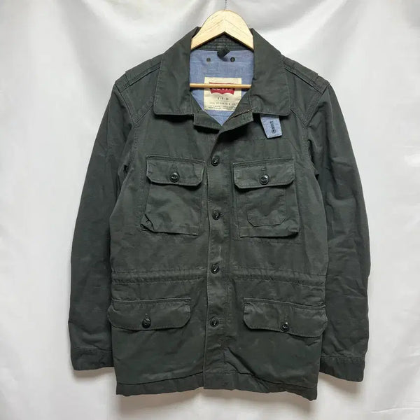 [BUNJANG] Levi's Pocket Khaki Field Jacket / [정품/S] 리바이스 포켓 카키색 야상자켓