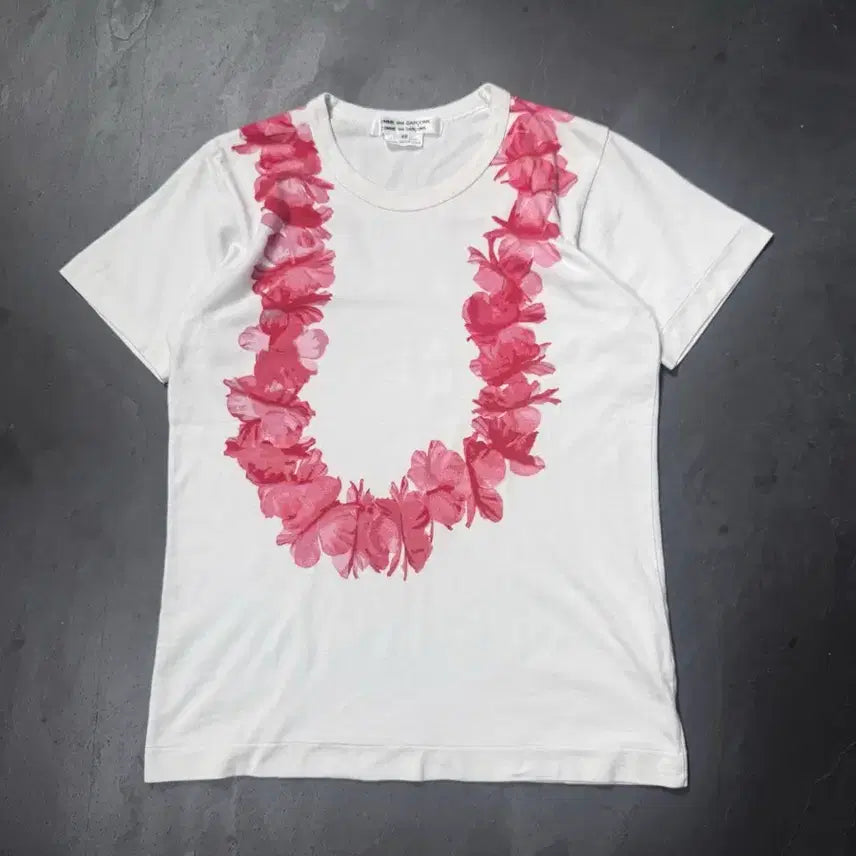 [BUNJANG] Comme des Garçons Short Sleeve T-Shirt White XS / 꼼데가르송 반팔 티셔츠