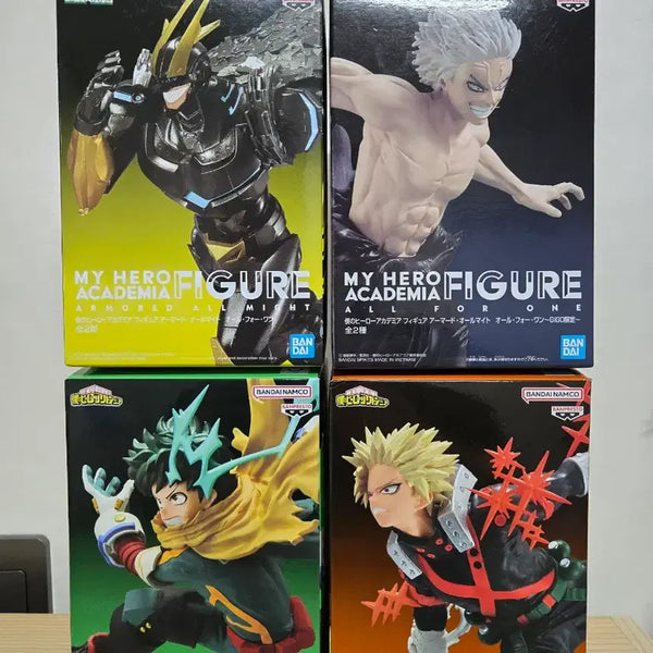 [BUNJANG] Gigo Limited Armored All Might, All For One, Bakugo, Midoriya Figure Bundle / 나히아 Gigo한정 아머드 올마이트, 올포원,바쿠고,미도리야 피규어 일괄
