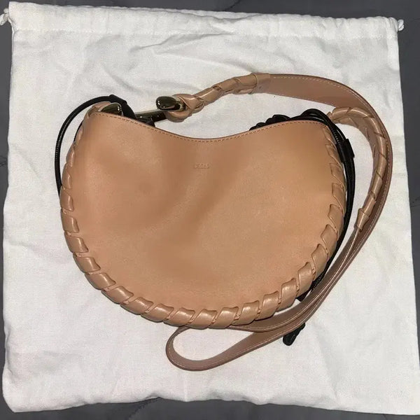 [BUNJANG] Chloé Marcie Small Hobo Bag Light Tan Leather / 끌로에 메이트 스몰 호보 백