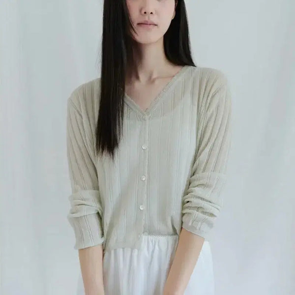 [BUNJANG] Venyette Como Cardigan Mint / 베뉴엣 como 가디건