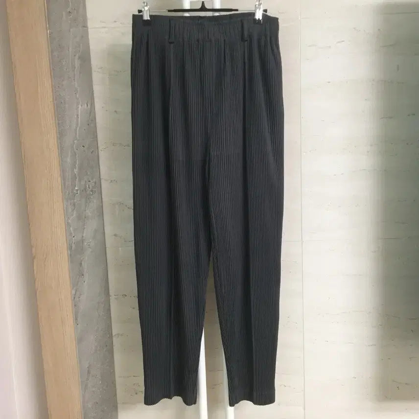 [BUNJANG] Pleatsme 2023 Pleated Pants - Dark Gray / 플리츠미 23년 플리츠 팬츠 free