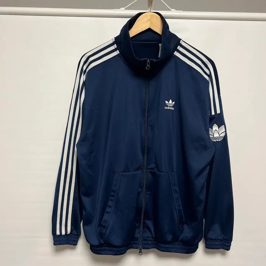 [BUNJANG] Adidas Europa Side Logo Navy Track Top Jersey L / [정품/L] 아디다스 유로파 사이드로고 네이비 트랙탑 져지