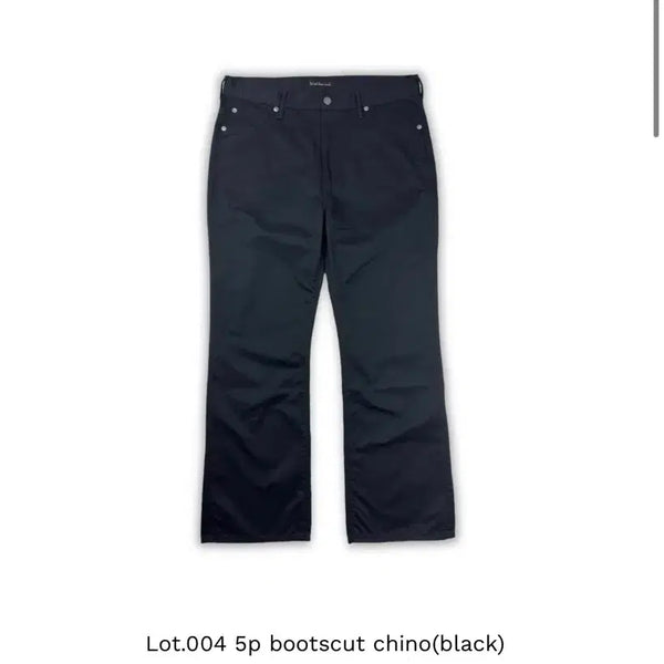 [BUNJANG] Wrath 5p Bootscut Chino Pants (Black) / Wrath 5p bootscut chino(black) 32