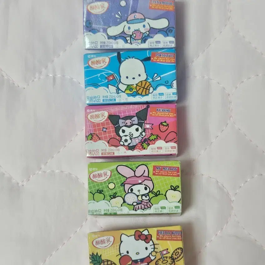 [BUNJANG] Sanrio Food Toy Bundle Set / 산리오 식완 5개 일괄