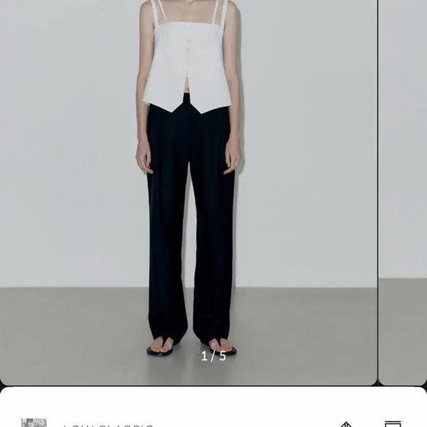 [BUNJANG] LOW CLASSIC 22SS Double Vest Ivory / 로우 클래식 22SS 더블 베스트 아이보리