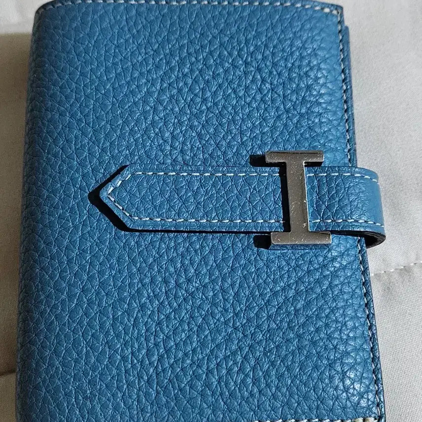[BUNJANG] H Cowhide Bi-fold Wallet / H 소가죽 반지갑