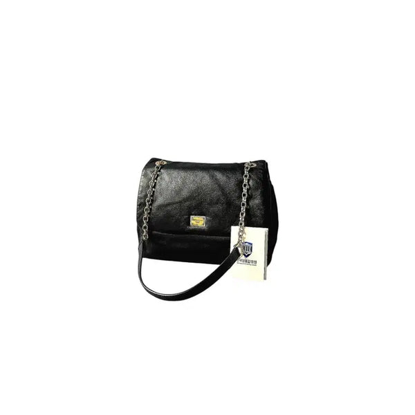 [BUNJANG] Dolce & Gabbana Gold Chain Shoulder Bag Black / 돌체앤가바나  금장 체인 숄더백