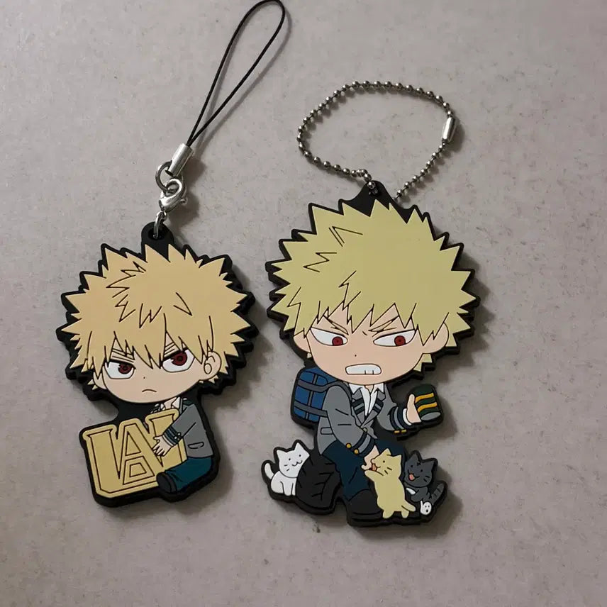[BUNJANG] My Hero Academia Bakugo Kichiro Acrylic Keychain Bundle Set / 나의 히어로 아카데미아 히로아카 바쿠고 키링 일괄