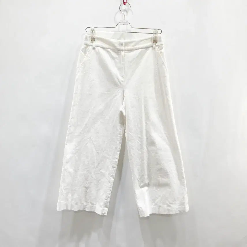 [BUNJANG] The Izzat Women's Cotton Wide Pants (Size 70) / 더아이잗 여성와이드면팬츠 70