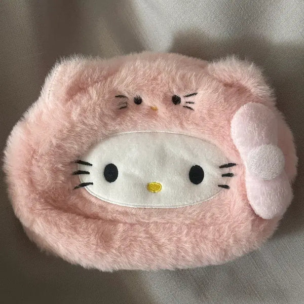 [BUNJANG] Hello Kitty Cat Pouch Pink / 키티 고양이 파우치 핑크