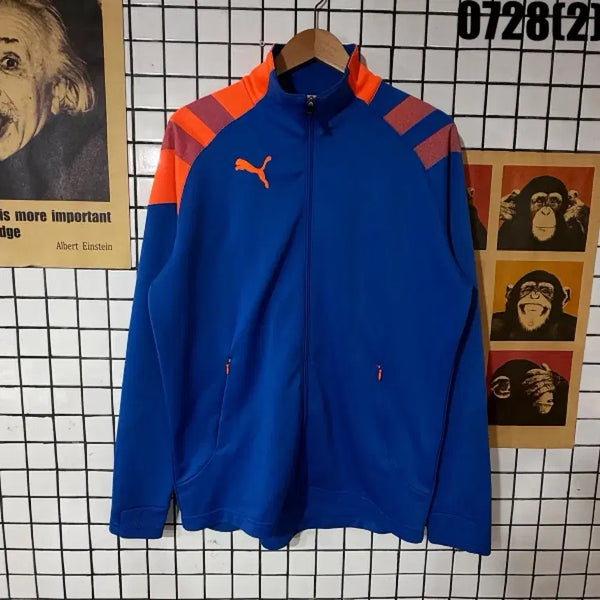 [BUNJANG] Puma Training Zip-Up Jacket XL Blue/Orange / 푸마 트레이닝 집업 자켓 XL 0728