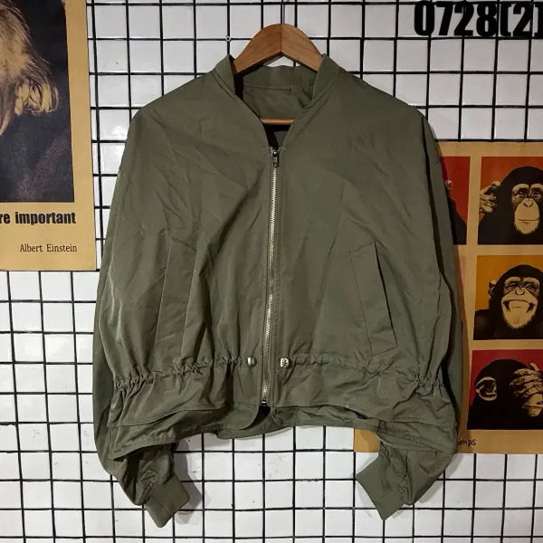 [BUNJANG] Olive Green Flight Jumper / 항공 점퍼 올리브 그린 0728