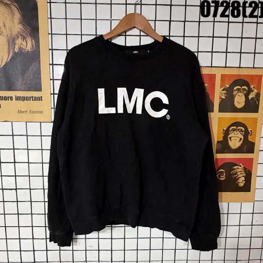 [BUNJANG] LMC Big Logo Sweatshirt Black M / LMC 빅로고 맨투맨 블랙 M 0728