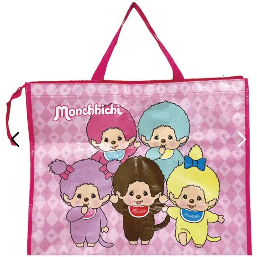 [BUNJANG] Monchhichi Tarpaulin Bag / 몬치치 타포린백