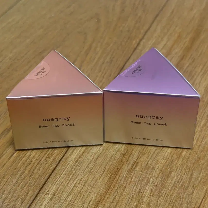 [BUNJANG] Nugray Semo Tab Cheek Milky Peach Tab, Milky Taro Tab (Sealed) / 미개봉) 누그레이 세모 탭 치크 밀키피치탭, 밀키타로탭