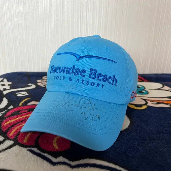 [BUNJANG] Adidas TaylorMade An Shin-ae Autographed Cap / 아디다스 테일러메이드 해운대비치 골프&리조트 안신애프로 싸인모자