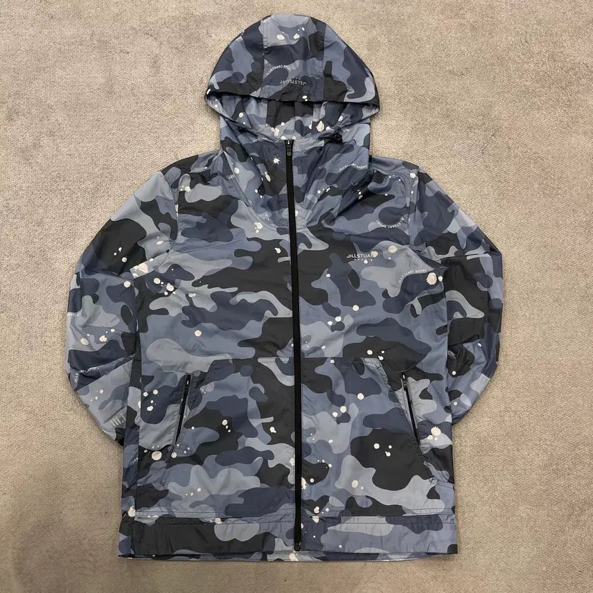 [BUNJANG] Jil Stuart 95 Camouflage Hooded Jacket / 95 질스튜어트 카모플라주 후드 자켓