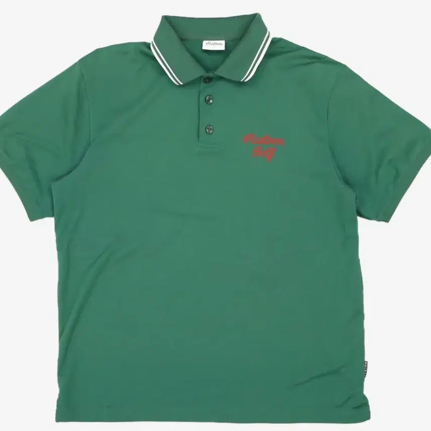 [BUNJANG] Malbon Golf Green Short Sleeve Polo T-Shirt / 말본 골프웨어 그린 pk 반팔 티셔츠 팝니다.
