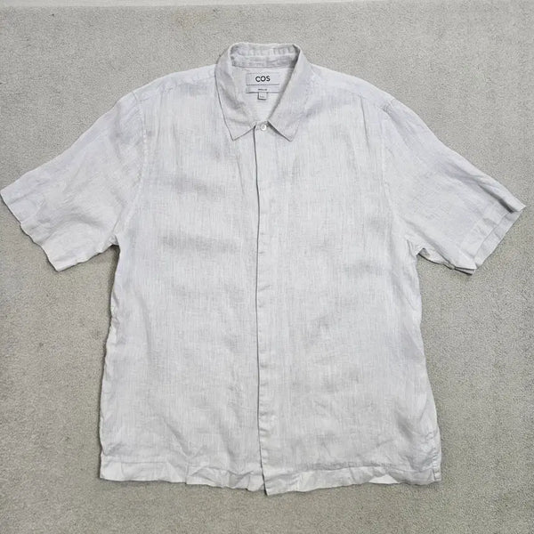 [BUNJANG] COS Linen Short Sleeve Shirt XL / COS 린넨 반팔 셔츠 xl