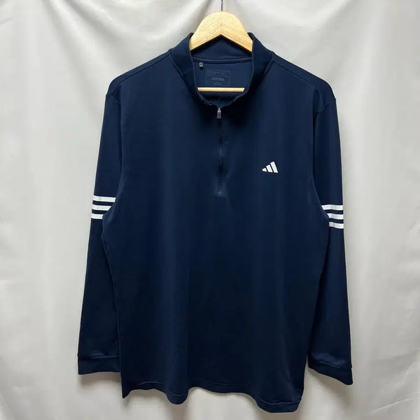 [BUNJANG] Adidas 3-Stripes Training Half-Zip Drill Top XL / [정품/XL] 아디다스 삼선 트레이닝 네이비 반집업 드릴탑