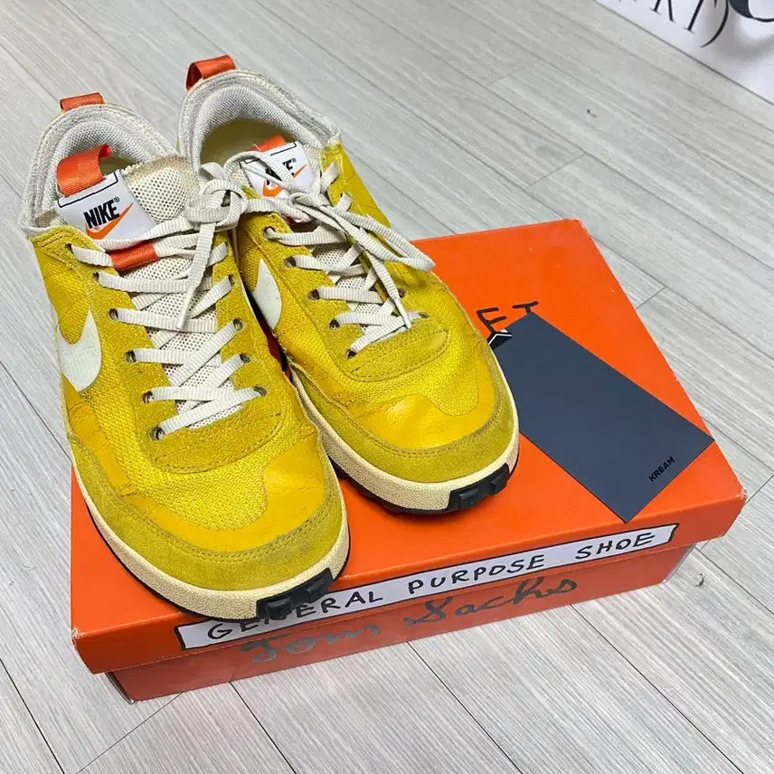 [BUNJANG] Nike x Tom Sachs General Purpose Shoe Yellow / 나이키 톰삭스 제너럴 슈즈