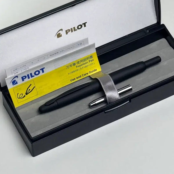 [BUNJANG] Pilot Capless Black 18k F Nib Fountain Pen / 파이롯트 캡리스 블랙 18k F촉