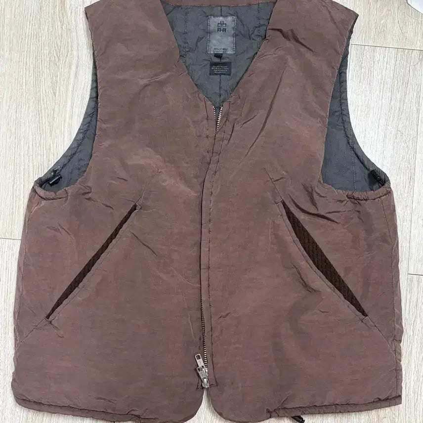 [BUNJANG] Politeure Padded Vest - Brown, Size 3 / 폴리테루 패디드 베스트 3사이즈 브라운