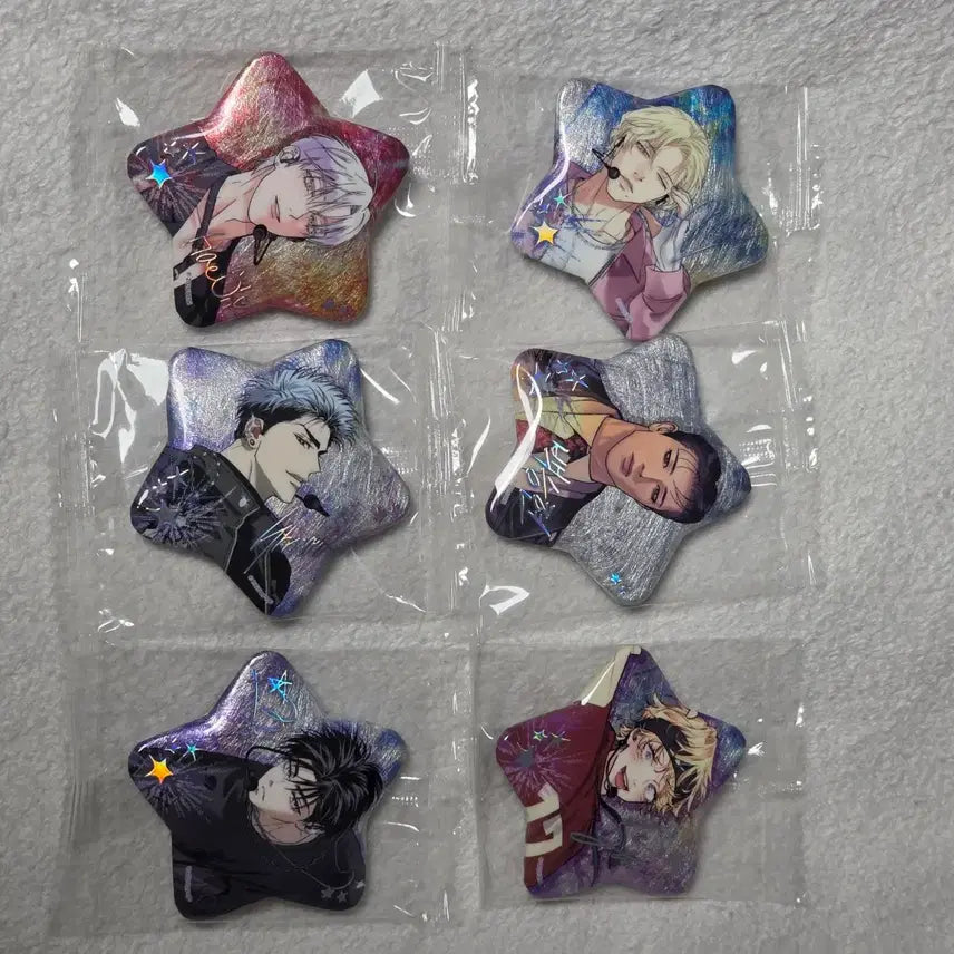 [BUNJANG] Sparkles Resin Popup Goods Can Badge Bundle Set / 일괄) 스파클즈 레진 팝업 굿즈 캔뱃지 백라이트 사환 발화 R2R