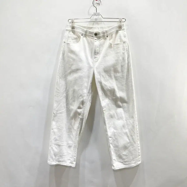 [BUNJANG] JAJU White Denim Wide Pants Size 28 / 자주 JAJU 흰색 데님 와이드 팬츠 28