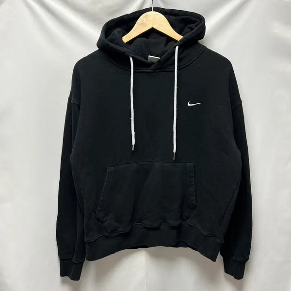 [BUNJANG] Nike NRG Solo Swoosh Black Fleece Hoodie (Size M) / [정품/M] 나이키 NRG 솔로 스우시 블랙 플리스 후드티