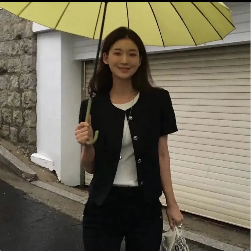 [BUNJANG] Green Label Relaxing Half-Sleeve Jacket / 녹섭 자켓