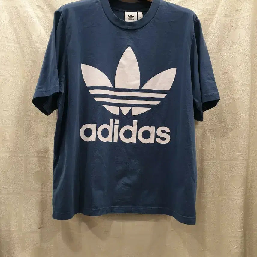 [BUNJANG] Adidas Big Logo Short Sleeve T-Shirt Navy 4XL / 아디다스 빅로고 반팔티 4XL(120) 네이비