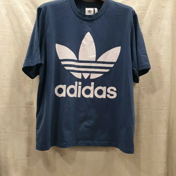 [BUNJANG] Adidas Big Logo Short Sleeve T-Shirt Navy 4XL / 아디다스 빅로고 반팔티 4XL(120) 네이비