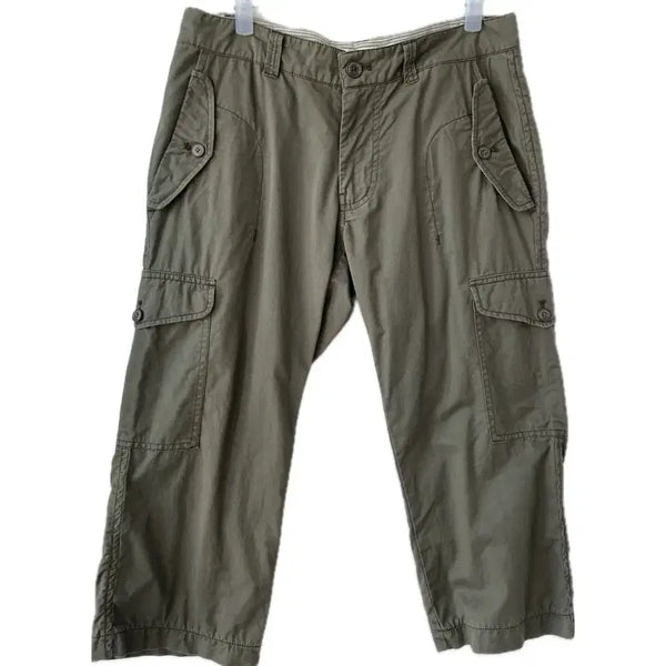 [BUNJANG] Ikka Women's Cotton Cargo Cropped Pants Size 27 / 27 면100% 일본빈티지 카고팬츠 코튼 크롭팬츠 여성 면바지 Ikka