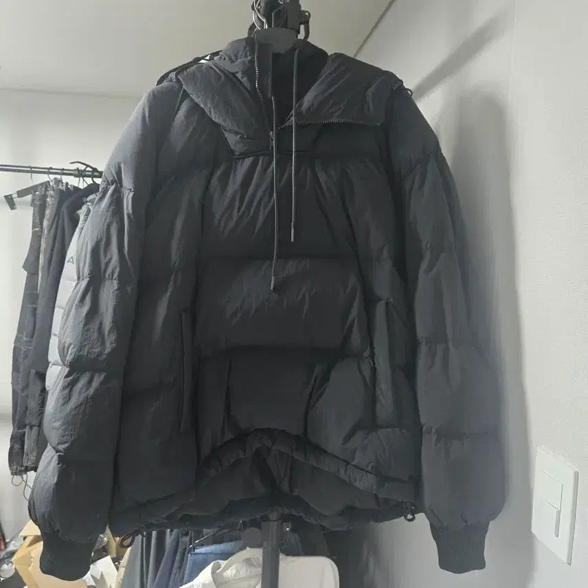 [BUNJANG] Juun.J Anorak Hooded Padding Jumper / 48)준지 아노락 후드 패딩 점퍼
