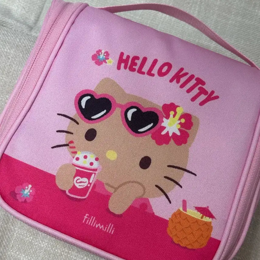 [BUNJANG] Fillimilli Tanning Hello Kitty Travel Pouch / 필리밀리 태닝 헬로키티 트래블 파우치