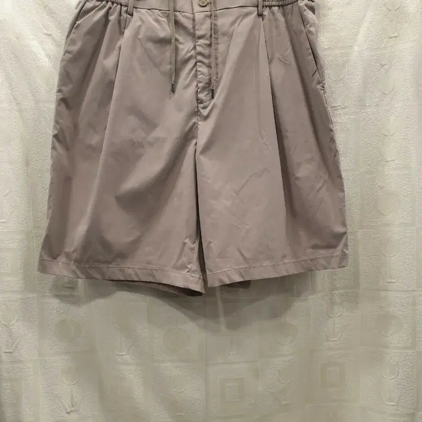 [BUNJANG] Musinsa Standard Men's 25 Year Banding Shorts Beige Polyester / 새상품) 무신사 스탠다드 남성 25년 밴딩 반바지 38