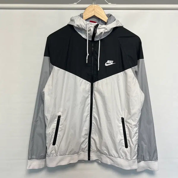 [BUNJANG] Nike White Windrunner Woven Jacket / [정품/L] 나이키 윈드러너 화이트 우븐 바람막이