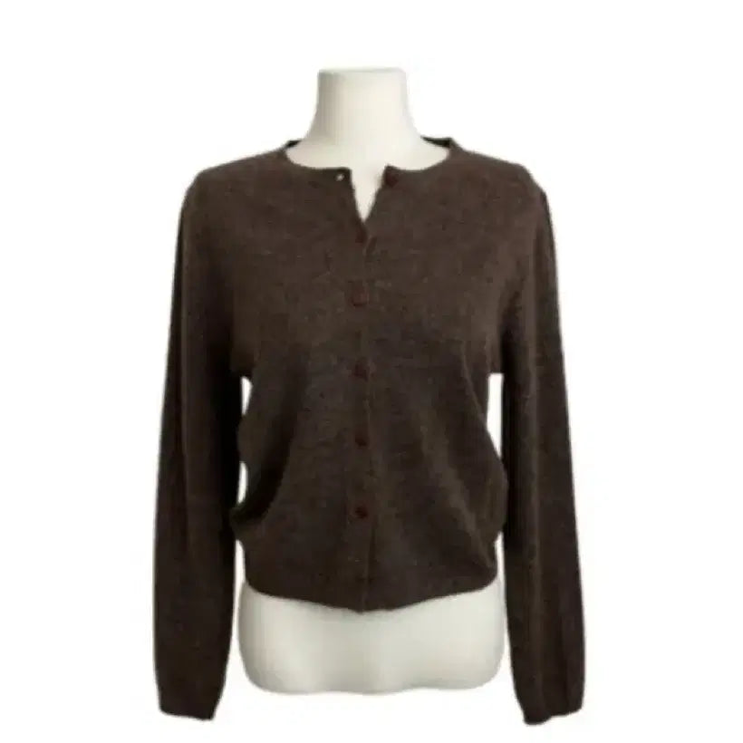 [BUNJANG] Brown Knit Cardigan / 브라운 가디건