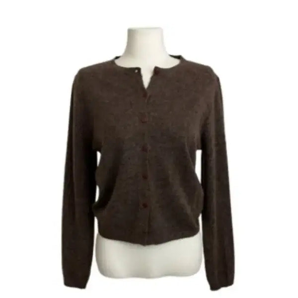 [BUNJANG] Brown Knit Cardigan / 브라운 가디건