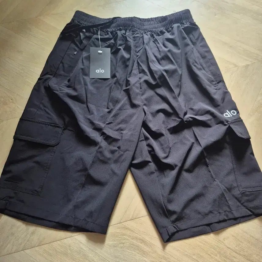 [BUNJANG] ALO Training Gunchaen Shorts Black / 알로 트레이닝 건빵 반바지 블랙