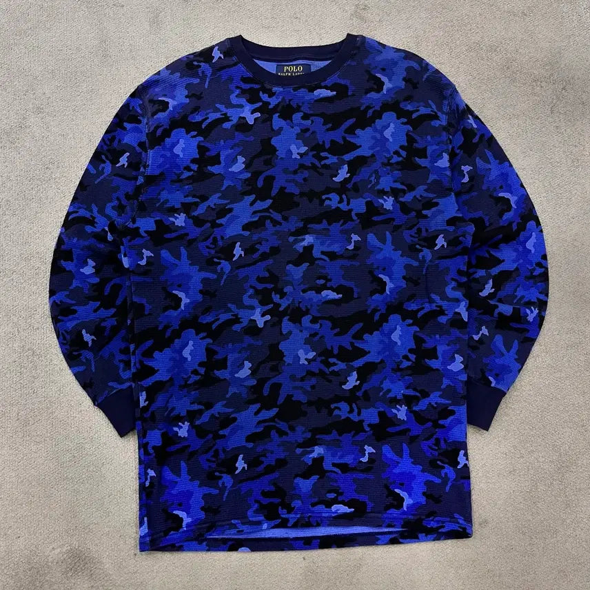 [BUNJANG] Polo Ralph Lauren Camouflage Long Sleeve T-Shirt / M 폴로 랄프로렌 카모플라쥬 긴팔 티셔츠