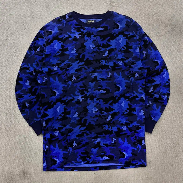 [BUNJANG] Polo Ralph Lauren Camouflage Long Sleeve T-Shirt / M 폴로 랄프로렌 카모플라쥬 긴팔 티셔츠