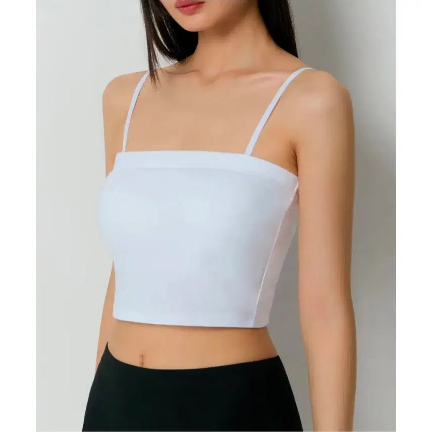 [BUNJANG] Musinsa Women's Cropped Tube Bra Top with Built-in Cups (XS) / 무신사 우먼즈 크롭 튜브 캡내장 브라탑 XS